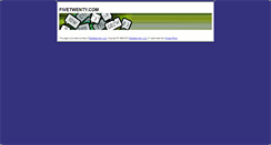 Desktop Screenshot of fivetwenty.com